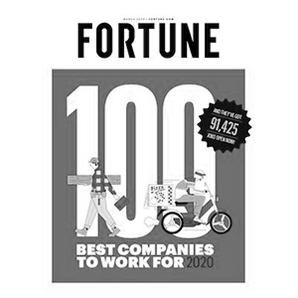 Fortune 100 Best Companies to Work For, 2020