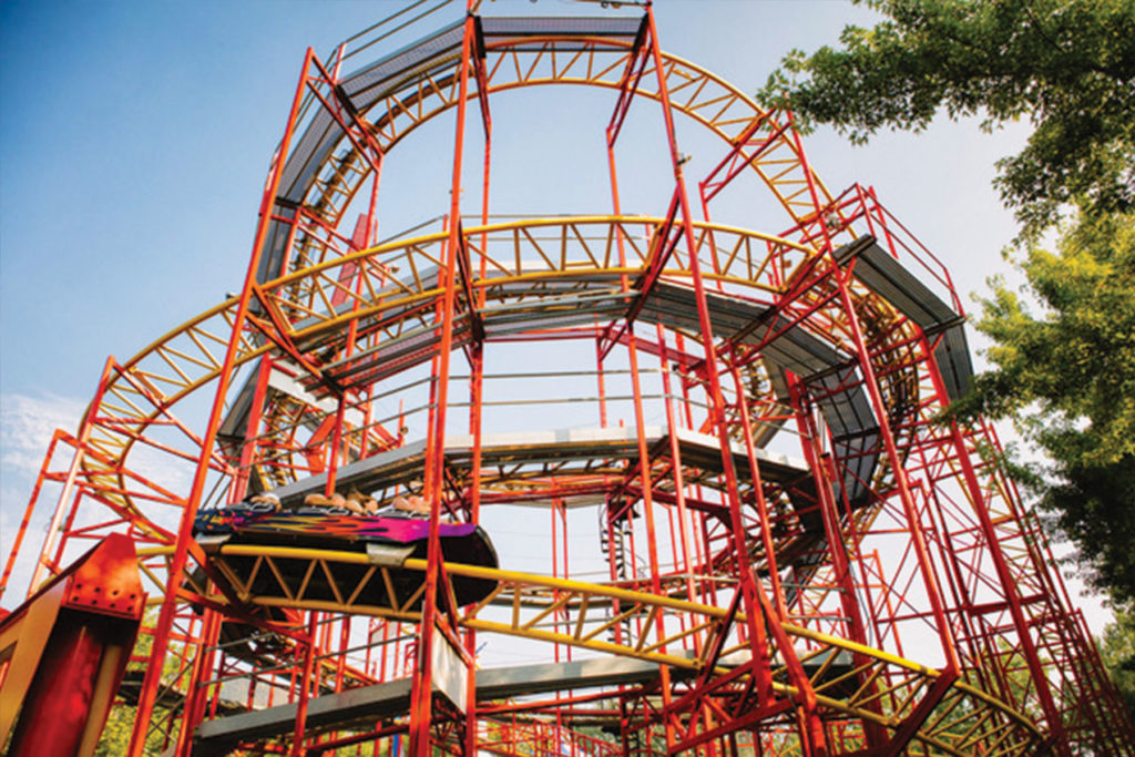 Jet Star 2 roller coaster at Lagoon, Farmington